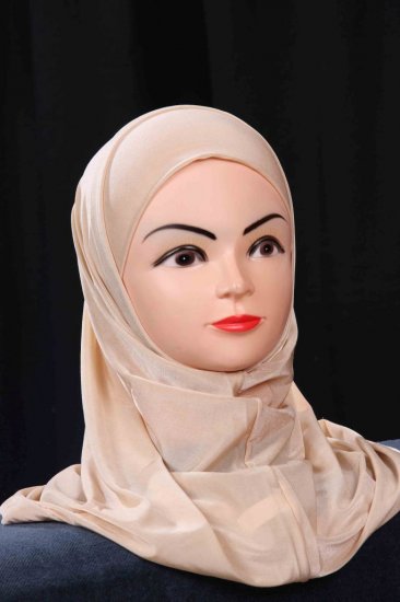 Amira beige hijab.