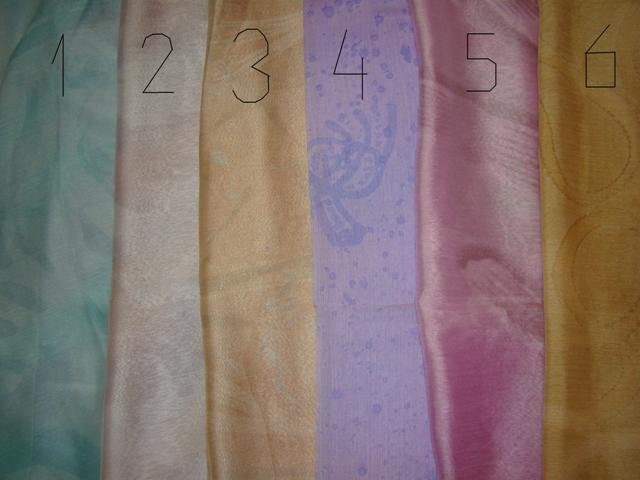 Indian fabric hijabs.