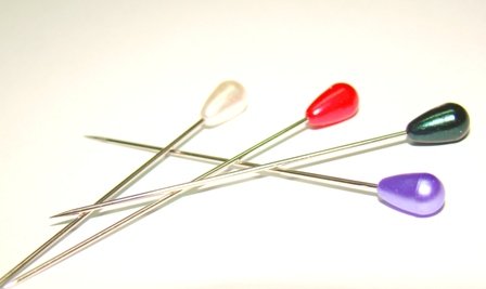 Colourful hijab pin