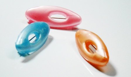 Colourful hijab pins