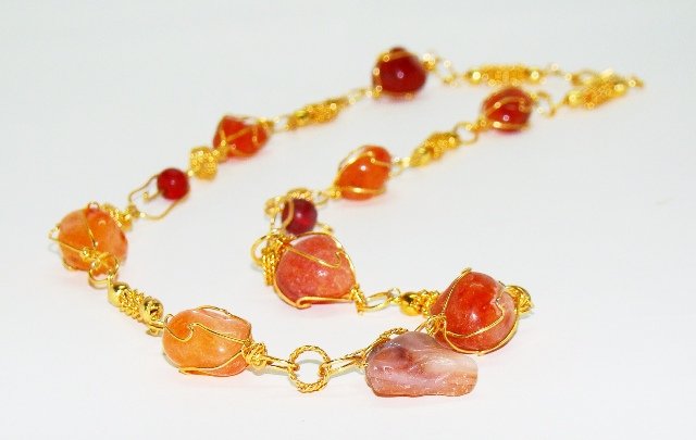 Gemstone necklace