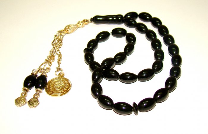 Prayer beads.