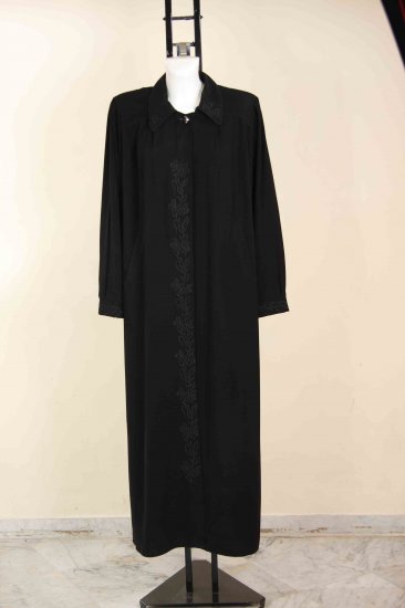 Embroidered abaya.