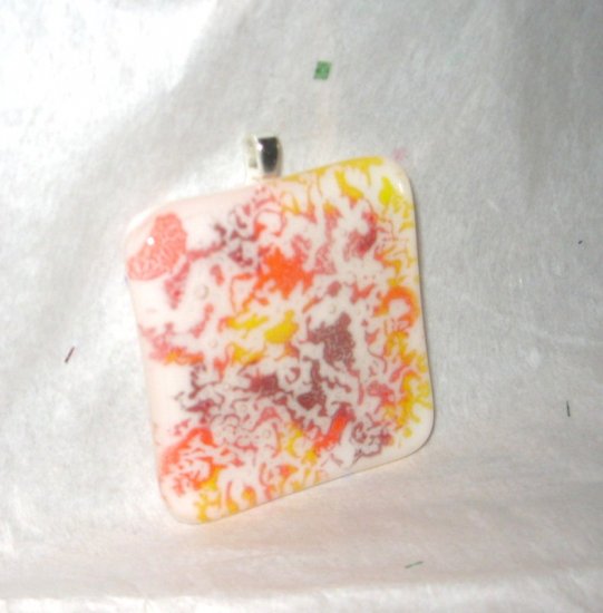Circle Sands - Hand Painted Fused Glass