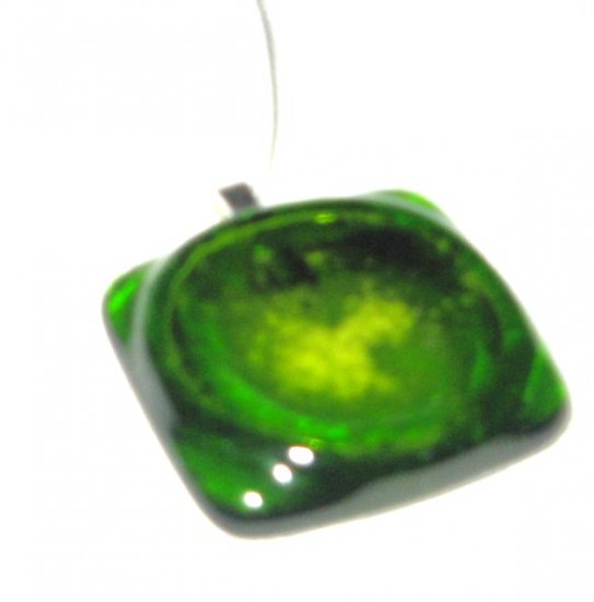 Burst your Bubble Pendant - Handmade Fused Glass