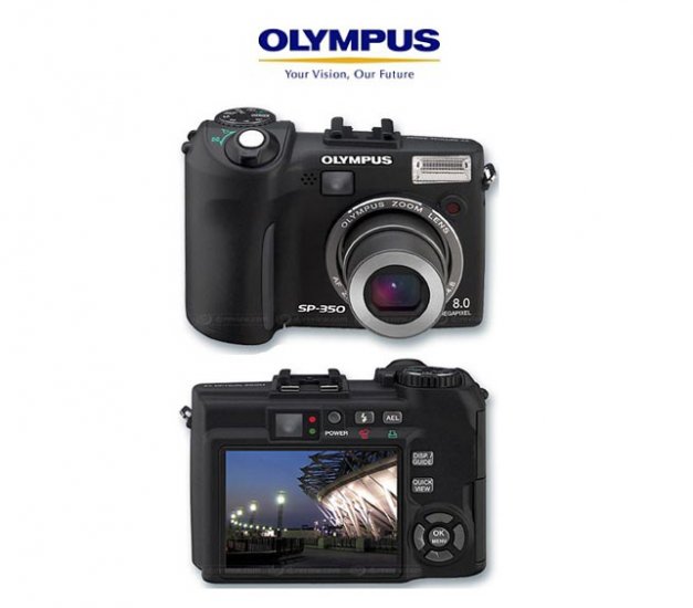 Olympus SP350 - 8.3 Megapixels Digital Camera with 3x Optical 5x Digital Zoom