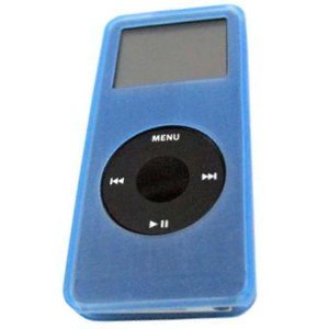 Nano Silicone Baby Blue Ipod Case