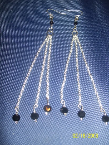 Shoulder length earrings