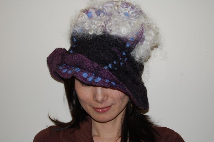 Gray/Blue Mesh Hat