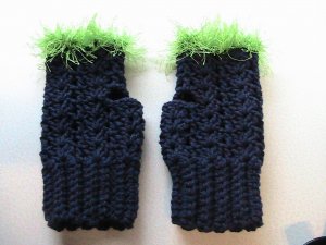 Crochet Fingerless Silk Mitts - Knitting Daily