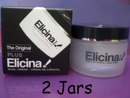 2 Jars Elicina PLUS with Moisturizer FREE SHIPPING