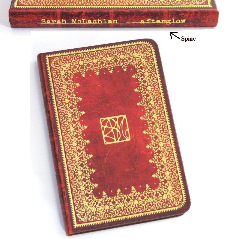Sarah McLachlan Afterglow Journal Diary Book & Sarah postcard