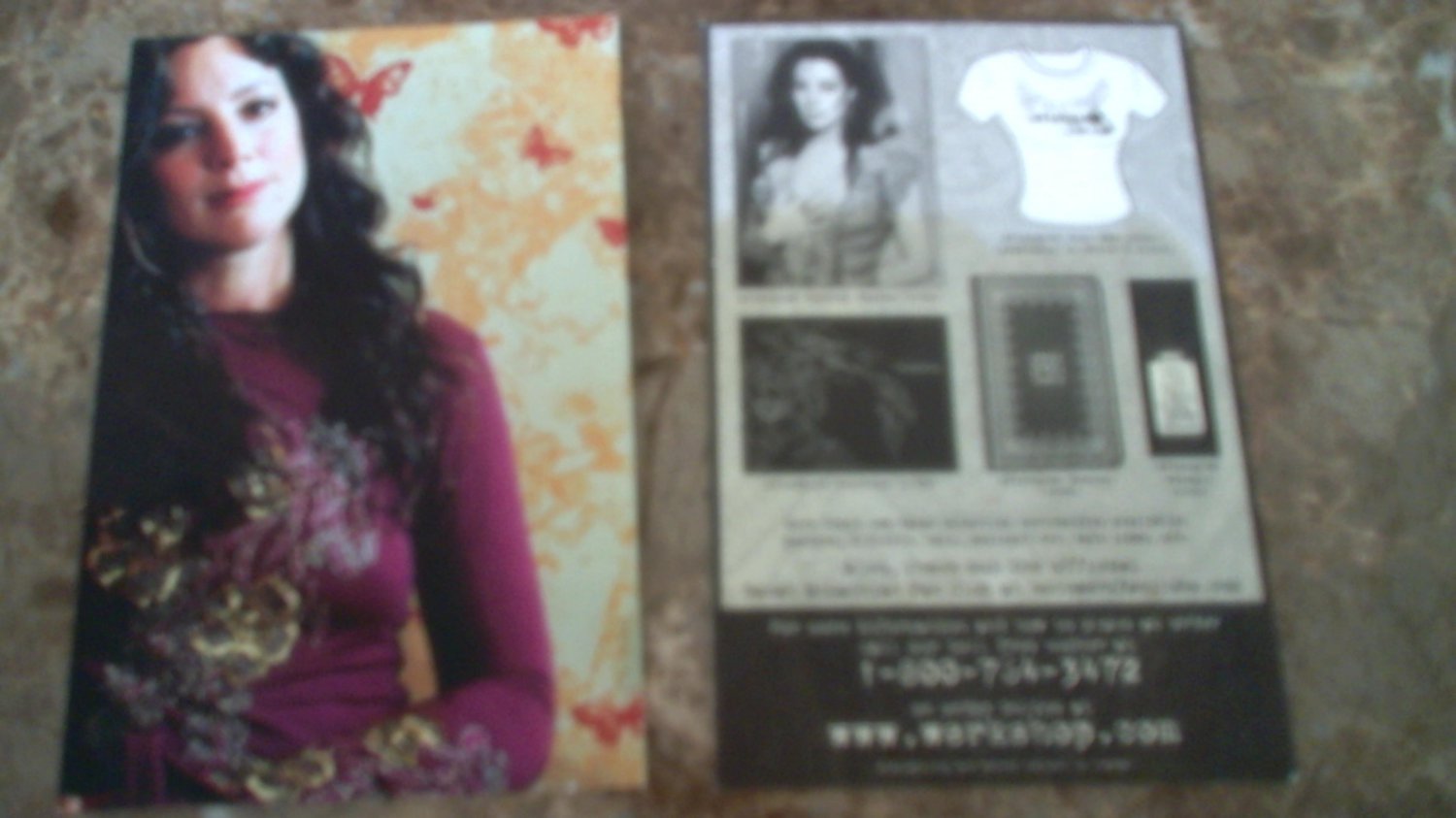Sarah McLachlan Afterglow postcard