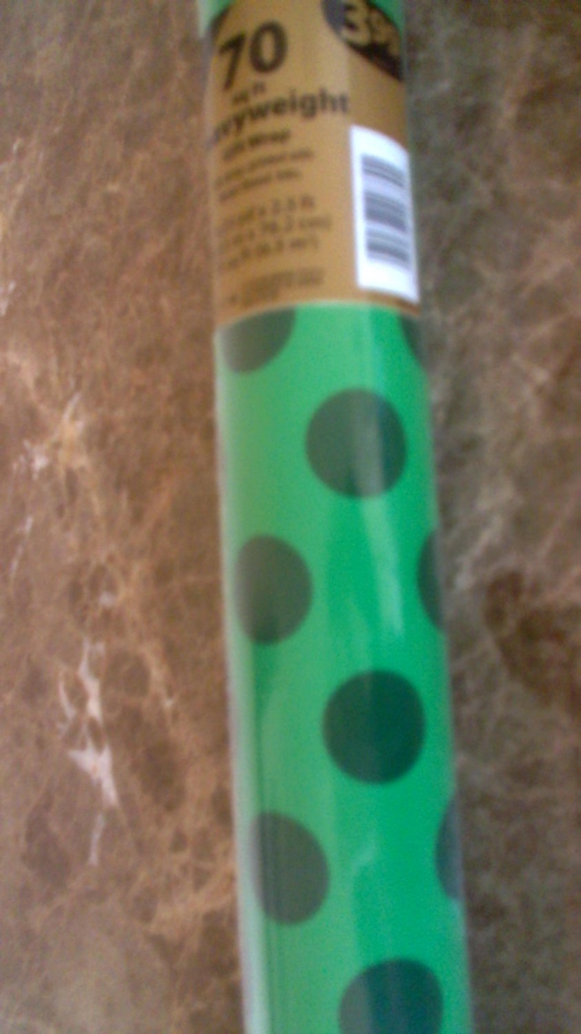 Christmas Green gift wrapping Paper Roll, x 65 Sq Feet, 1 Roll