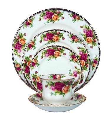 Royal Albert Old Country Roses China - 5-Piece Place Setting
