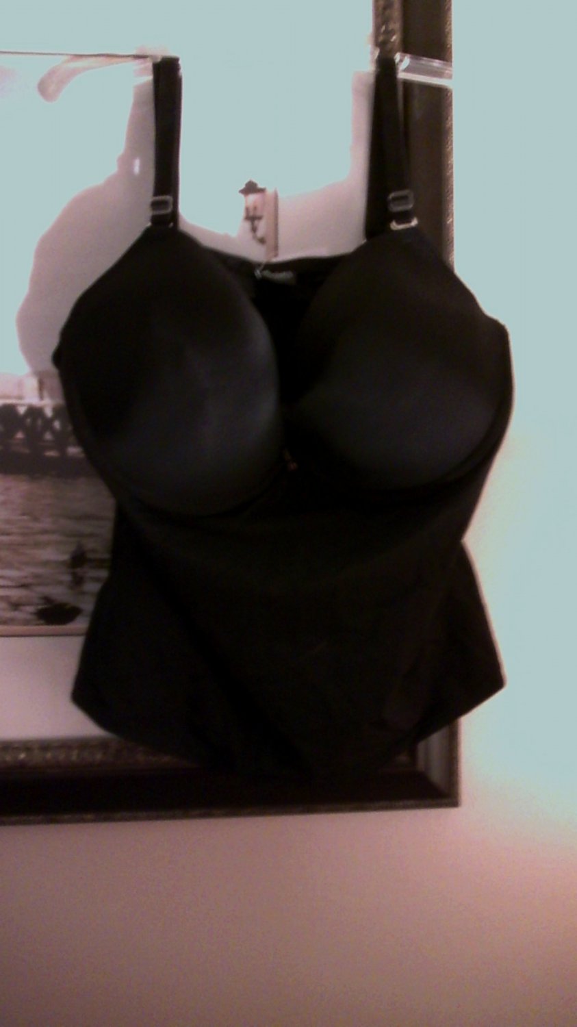 Black Spandex Halter Corset 36D New with Tags
