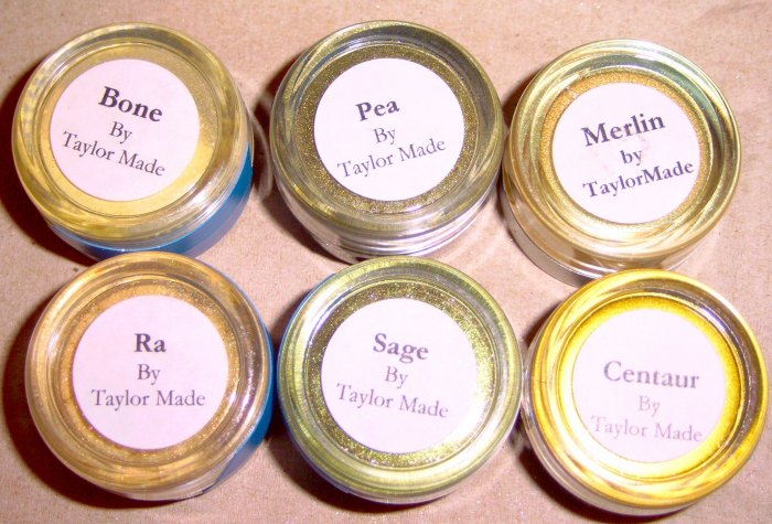 Taylor Made Minerals - 6 pc Yellows/Golds/Greens