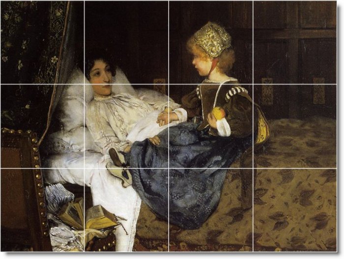 Alma-Tadema Mother Child Room Mural Modern House Decorating