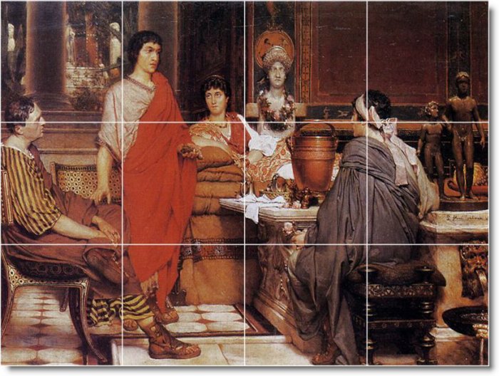 Alma-Tadema Historical Floor Kitchen Tile Decorate Modern House