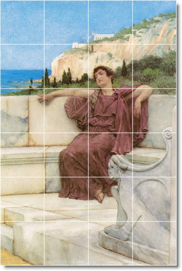 Alma-Tadema Historical Wall Mural Room Tiles Modern Design Home