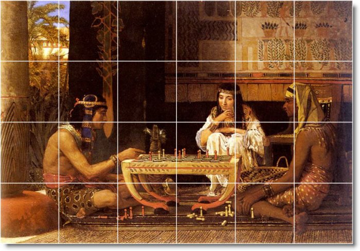 Alma-Tadema Historical Wall Tiles Room Mural Home Design Modern