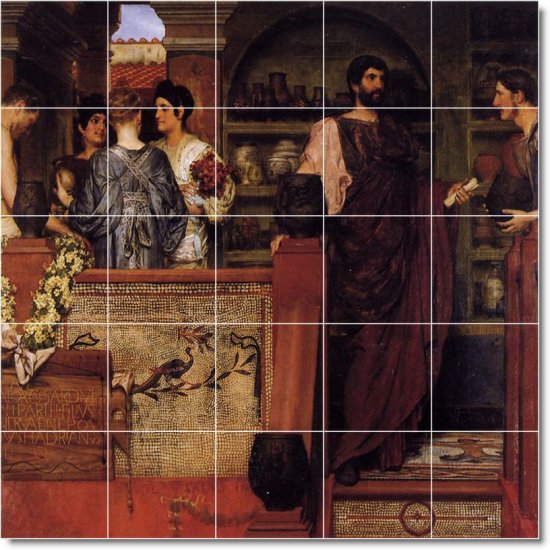 Alma-Tadema Historical Wall Room Murals Dining Decor Decor Home