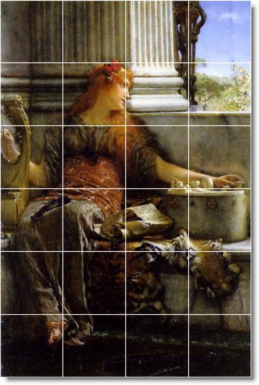 Alma-Tadema Women Room Mural Wall Dining Wall Ideas Renovate Home