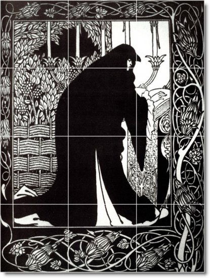 Beardsley Illustration Room Murals Floor Idea Decorating House