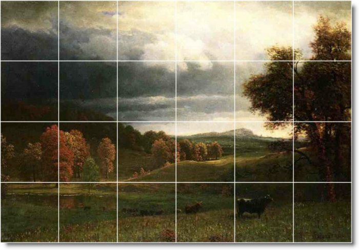 Bierstadt Landscapes Room Mural Living Floor Modern House Decor