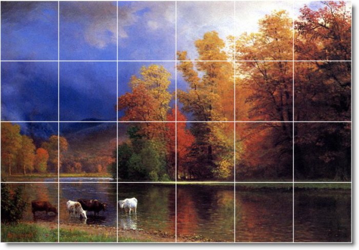 Bierstadt Country Wall Murals Dining Room Wall Remodel Decor Home