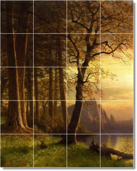 Bierstadt Landscapes Wall Room Wall Murals Dining Remodel Decor