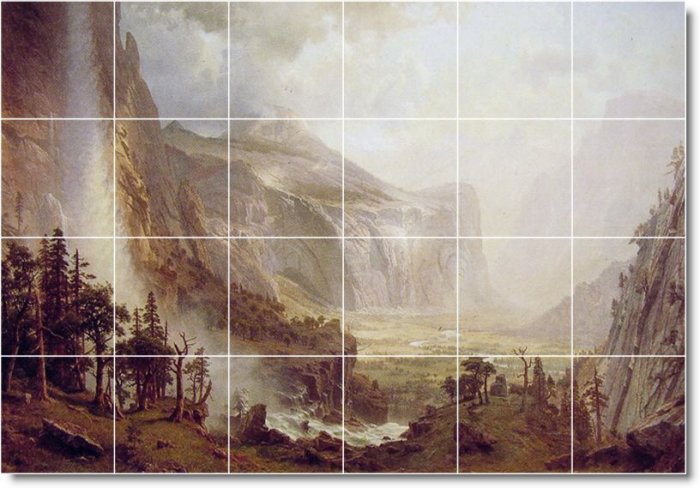 Bierstadt Waterfalls Dining Tile Floor Room Commercial Renovate
