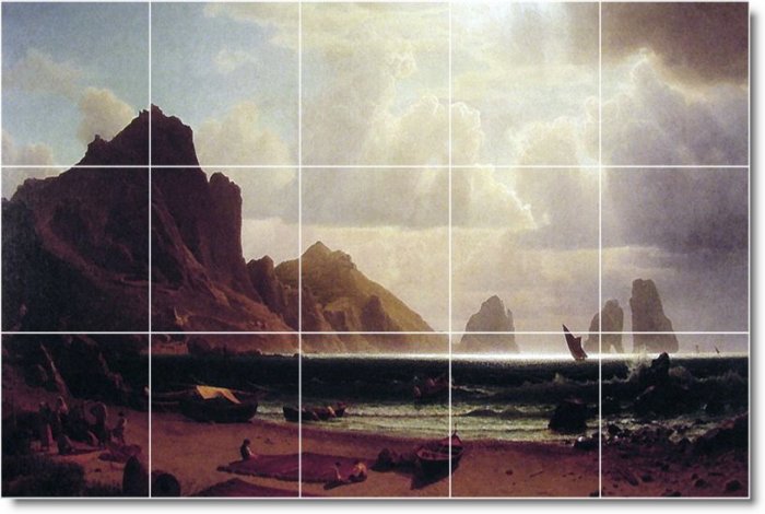Bierstadt Waterfront Room Floor Living Tiles Modern House Decor