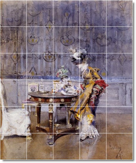 Boldini Women Room Dining Floor Mural Interior Ideas Remodeling