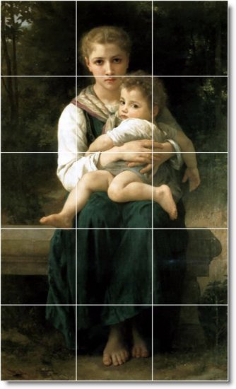 Bouguereau Children Wall Murals Wall Room Renovate House Decor