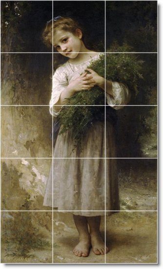 Bouguereau Children Room Floor Living Tiles Modern House Decor