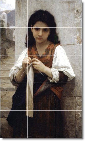 Bouguereau Children Mural Bathroom Shower Renovate Decor House