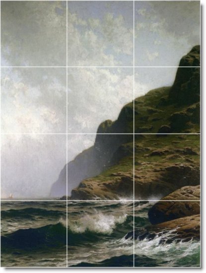 Bricher Waterfront Room Dining Tile Mural Modern Home Renovate