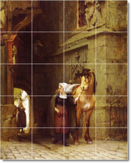 Bridgman Horses Wall Dining Floor Room Murals Interior Renovate
