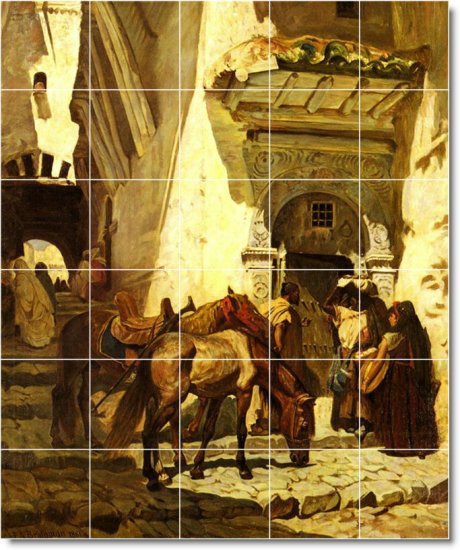 Bridgman Horses Wall Dining Floor Murals Room Renovate Interior