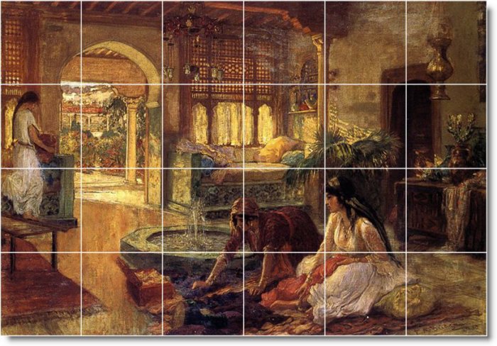 Bridgman Village Floor Bathroom Mural Home Decorate Remodeling