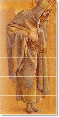 Burne-Jones Illustration Room Tiles Wall Mural Floor Decor