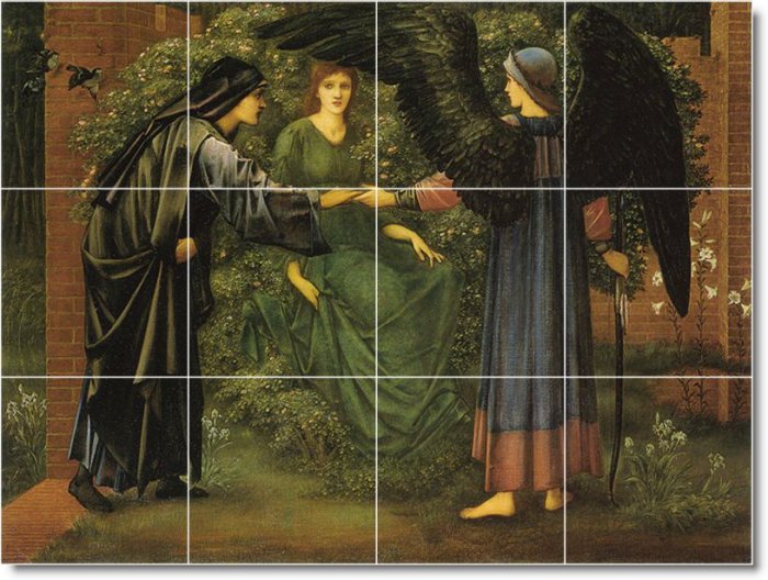 Burne-Jones Mythology Murals Bedroom Wall Wall Art Modern Home