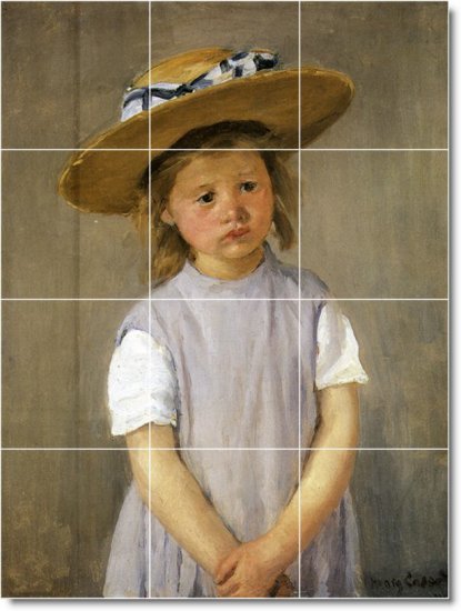 Cassatt Children Tile Murals Wall Room House Decorating Modern