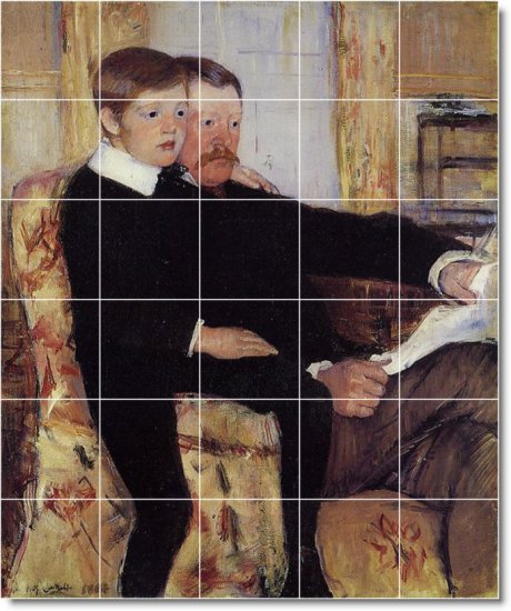 Cassatt Men Murals Wall Floor Room Dining Remodeling Home Modern