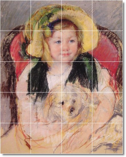 Cassatt Animals Bathroom Murals Shower Tile Floor Design Decor