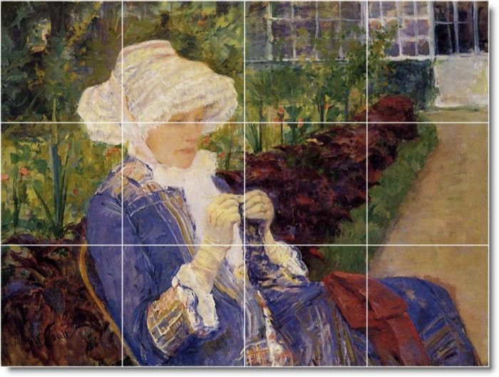 Cassatt Women Mural Shower Tiles Wall Renovations Interior Idea