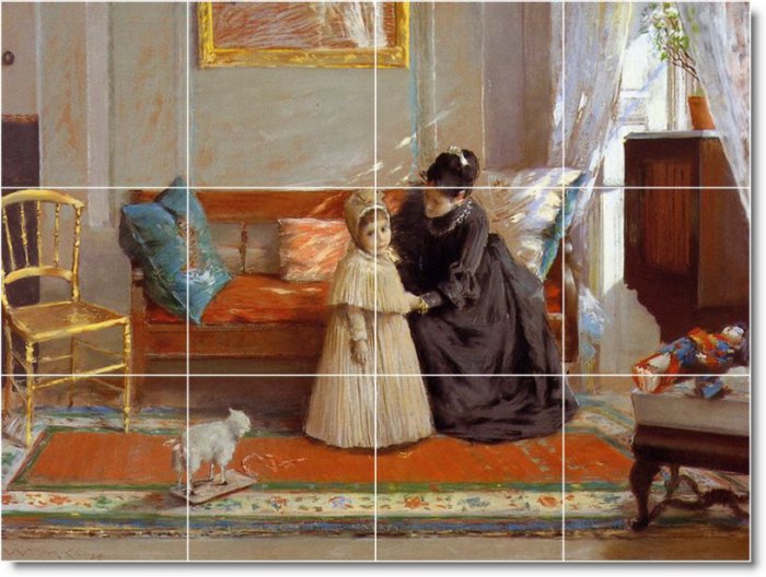 Chase Mother Child Room Mural Floor Living Modern Decor House