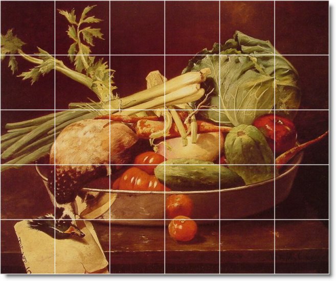 Chase Fruit Vegetables Kitchen Mural Tile Idea Renovation Home