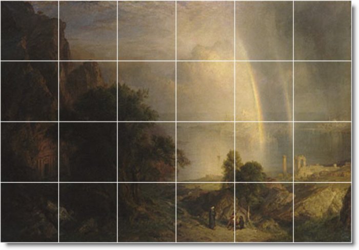 Church Landscapes Dining Wall Room Mural Wall Remodel House Ideas